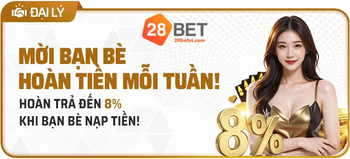 Giới Thiệu Bạn Bè Cả Hai Cùng Hưởng Lợi 28Bet Link Chính Thức Cập Nhật Mới Nhất 2025 Giới Thiệu Bạn Bè Cả Hai Cùng Hưởng Lợi